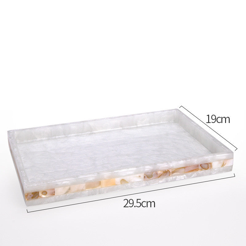 Prabangus „Shell“ vonios kambario komplektas – dantų šepetėlio laikiklis, muilo ir losjono dozatorius